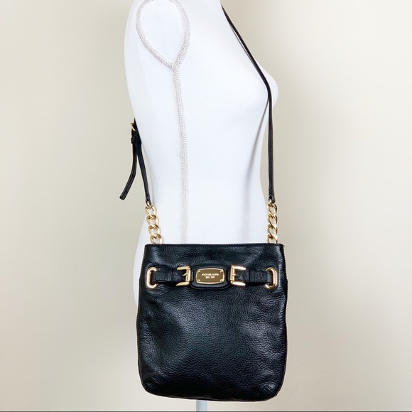 Michael Kors Handbags - Michael Kors Black Leather Crossbody Bag